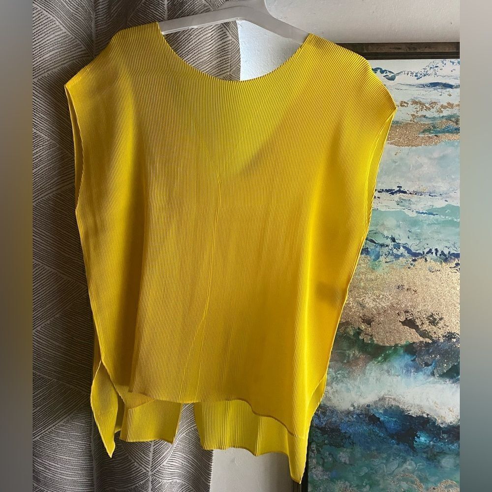 Sandro paris yellow oversized top size 1